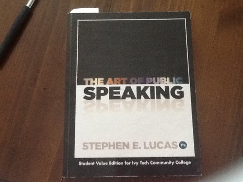 9780077778019: The Art of Public Speaking 11th Edition