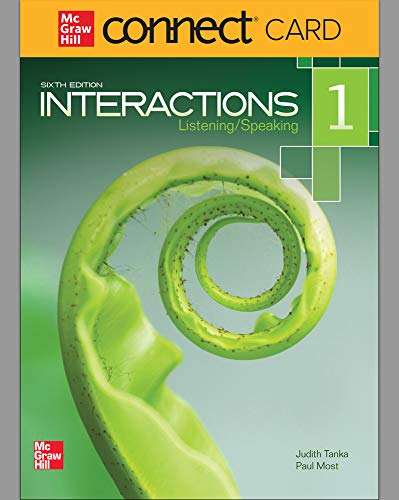 Imagen de archivo de Interactions Level 1 Listening/Speaking Student Registration Code for Connect ESL (Stand Alone) a la venta por One Planet Books