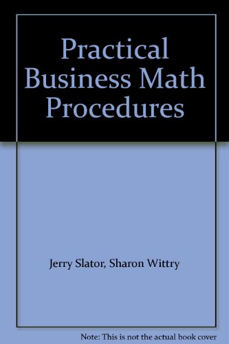 Stock image for Practical Business Math Procedures for sale by Better World Books