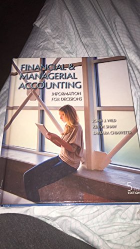 Stock image for Financial and Managerial Accounting with Connect Plus for sale by Hafa Adai Books