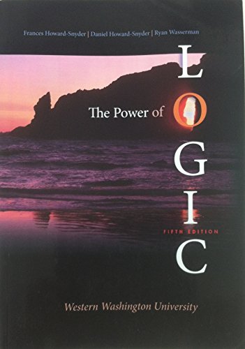 Imagen de archivo de The Power of Logic Western Washington University Edition a la venta por HPB-Red