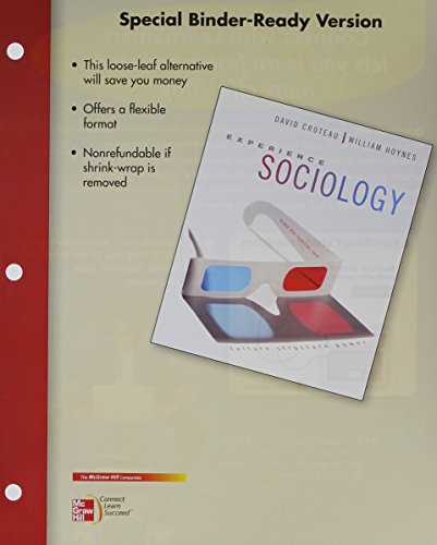 Stock image for LooseLeaf Experience Sociology with Connect Plus for sale by Iridium_Books