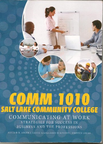 9780077804046: Comm 1010 Salt Lake Community College