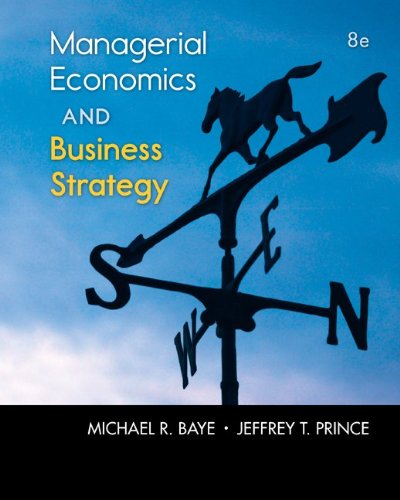 Imagen de archivo de Managerial Economics & Business Strategy with Connect Access Card (The Mcgraw-hill Series Economics) a la venta por dsmbooks