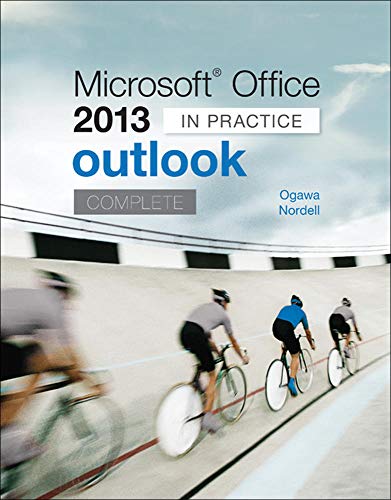 Imagen de archivo de Microsoft Office Outlook 2013 Complete: in Practice a la venta por Better World Books