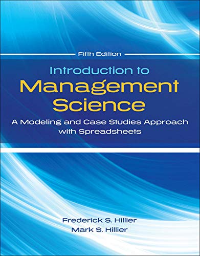 9780077825560: Introduction to Management Science with Student CD and Risk Solver Platform Access Card: A Modeling and Cases Studies Approach with Spreadsheets