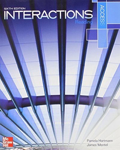 Imagen de archivo de Interactions Access Reading Student Book plus Registration Code for Connect ESL a la venta por Iridium_Books