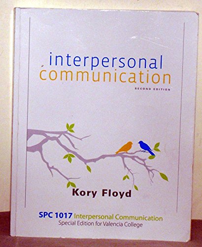 Imagen de archivo de Interpersonal Communication (Special Edition for Valencia College) a la venta por ThriftBooks-Atlanta