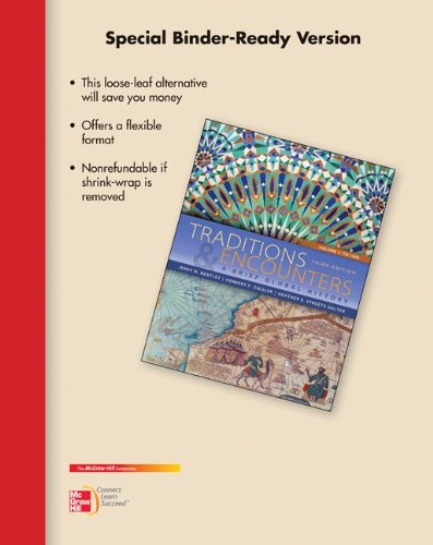 Imagen de archivo de Looseleaf for Traditions & Encounters: A Brief Global History, Volume I a la venta por BOOKER C