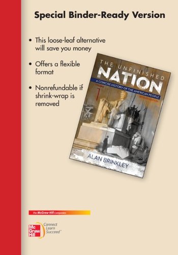 9780077830441: The Unfinished Nation: A Concise History of the American People: To 1877