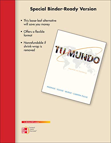 Stock image for Looseleaf for Tu mundo for sale by Book Deals