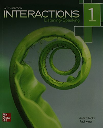Imagen de archivo de Interactions Listening/Speaking Level 1 Student Book Plus Registration Code for Connect ESL a la venta por HPB-Red