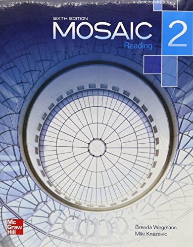 Mosaic Level 2 Reading Student Book plus Registration Code for Connect ESL (9780077831059) by Wegmann, Brenda; Knezevic, Miki