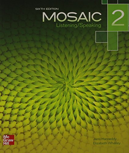 9780077831066: Mosaic Level 2 Listening/Speaking Student Book plus Registration Code for Connect ESL