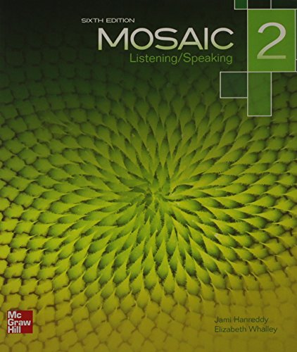 Imagen de archivo de Mosaic Level 2 Listening/Speaking Student Book plus Registration Code for Connect ESL a la venta por HPB-Red