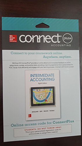 Stock image for INTERMEDIATE ACCT.-CONNECT PLUS ACCESS for sale by Textbooks_Source