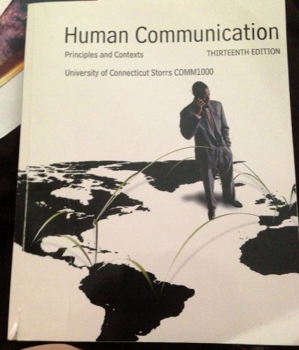 Stock image for Title: Human Communication - Principles and Contexts (Hum for sale by Better World Books