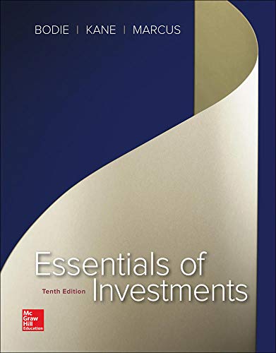Beispielbild fr Essentials of Investments (The Mcgraw-hill/Irwin Series in Finance, Insurance, and Real Estate) zum Verkauf von BooksRun