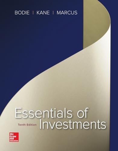 Imagen de archivo de Essentials of Investments (The Mcgraw-hill/Irwin Series in Finance, Insurance, and Real Estate) a la venta por Wrigley Books