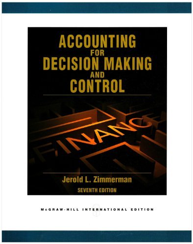 9780077839550: Accounting for Decision Making and Control 7th (Se