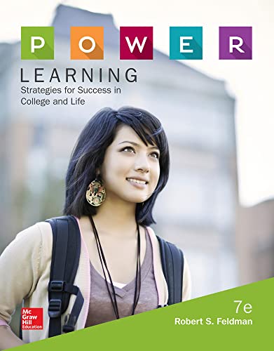 9780077842154: P.O.W.E.R. Learning: Strategies for Success in College and Life