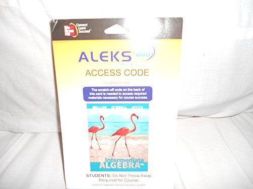 ALEKS 360 Access Card (18 weeks) for Intermediate Algebra (9780077844462) by [???]