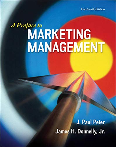 Beispielbild fr A Preface to Marketing Management zum Verkauf von Open Books