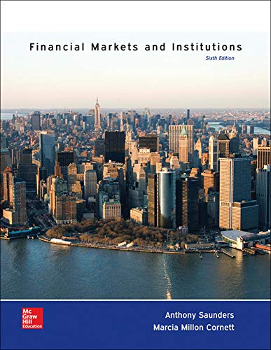 Imagen de archivo de Financial Markets and Institutions a la venta por Better World Books