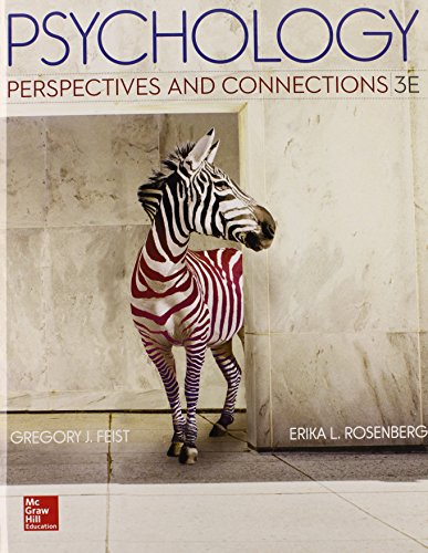 Stock image for Psychology: Perspectives and Connections, 3rd Edition for sale by BooksRun