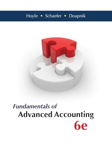 Beispielbild fr Fundamentals of Advanced Accounting zum Verkauf von Better World Books