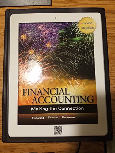 Imagen de archivo de Financial Accounting: Making the Connection a la venta por Wonder Book