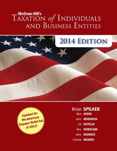 Imagen de archivo de McGraw-Hill's Taxation of Individuals and Business Entities 2014 a la venta por SecondSale