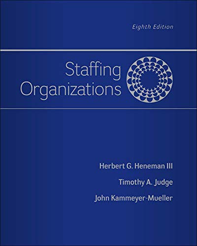 Imagen de archivo de Staffing Organizations a la venta por The Book Cellar, LLC