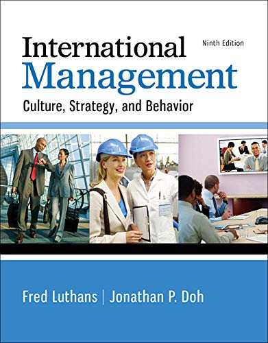 Imagen de archivo de International Management: Culture, Strategy, and Behavior a la venta por Indiana Book Company