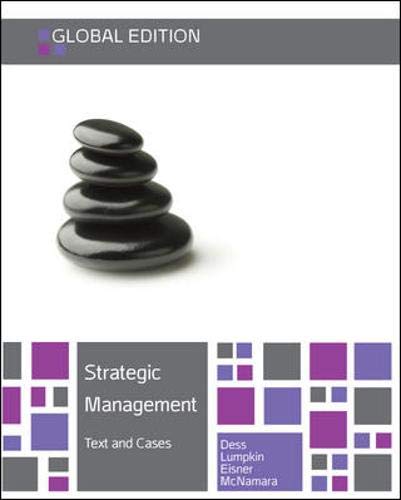 Beispielbild fr Strategic Management: Text and Cases zum Verkauf von SecondSale