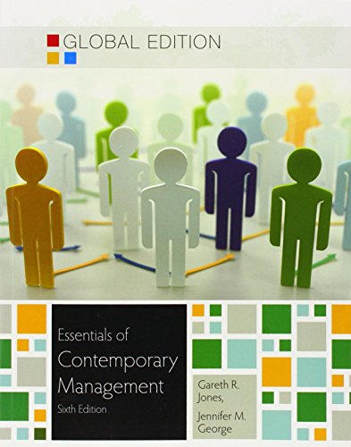Beispielbild fr Essentials of Contemporary Management zum Verkauf von Better World Books
