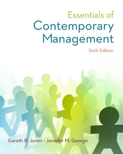 Imagen de archivo de Essentials of Contemporary Management a la venta por Better World Books