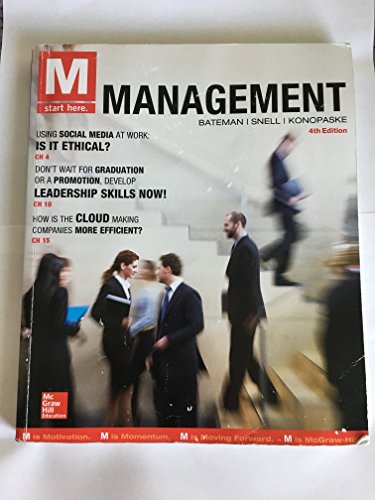 Imagen de archivo de M: Management a la venta por Better World Books
