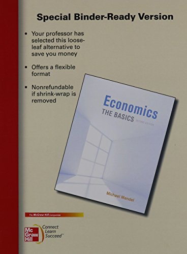 Stock image for Looseleaf Economics: The Basics and Connect Access Card for sale by Iridium_Books