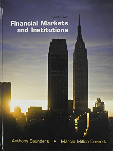 Stock image for Financial Markets and Institutions, 5th edition + Connect Access Card for sale by Iridium_Books