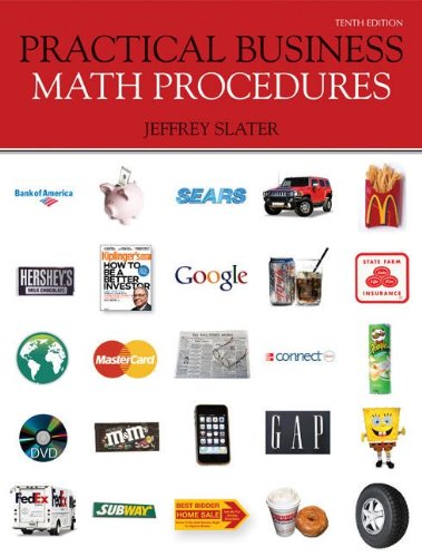 Practical Business Math Procedures MP with ALEKS (9780077898571) by Slater, Jeffrey