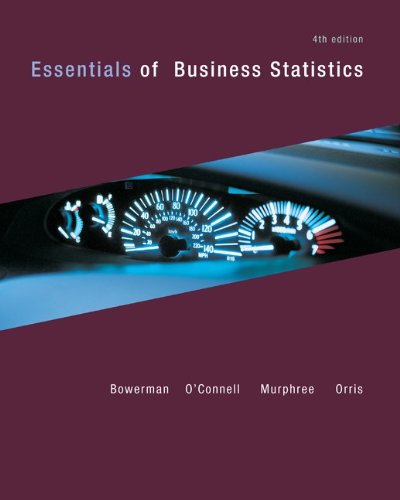 Essentials of Business Statistics + Connect Plus (9780077911751) by Bowerman, Bruce; O'Connell, Richard; Orris, J. Burdeane