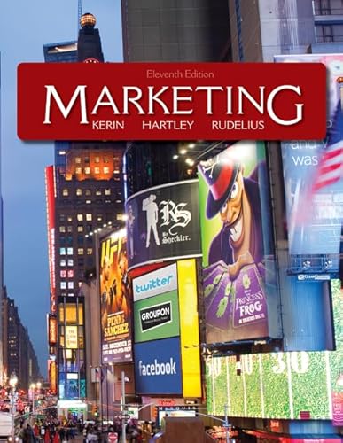 Marketing (9780077919511) by Roger A. Kerin; Steven W. Hartley; William Rudelius