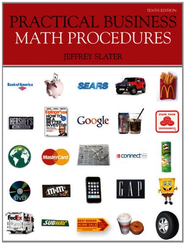 Loose-leaf Business Math Procedures with Business Math Handbook, Student DVD V2, WSJ insert + Connect Plus (9780077921286) by Slater, Jeffrey