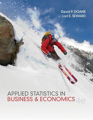 Beispielbild fr Loose Leaf Applied Statistics in Business and Economics with Connect Access Card zum Verkauf von Iridium_Books