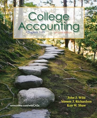 Stock image for Loose-leaf College Accounting Chapters 1-29 with Connect Access Card for sale by Iridium_Books