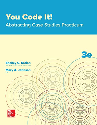 Beispielbild fr You Code It! Abstracting Case Studies Practicum zum Verkauf von Seattle Goodwill