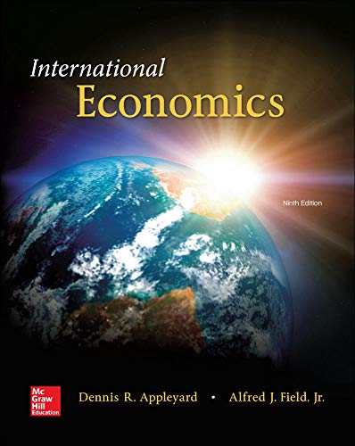 Imagen de archivo de International Economics (The Mcgraw-hill Series Economics) a la venta por HPB-Red