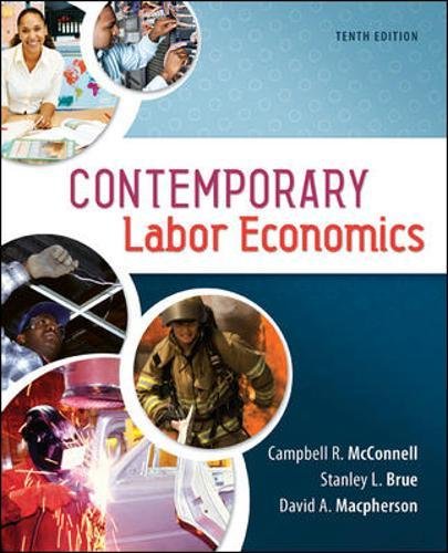 Imagen de archivo de Contemporary Labor Economics a la venta por Better World Books