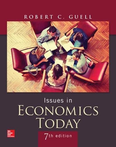 Beispielbild fr Issues in Economics Today (The Mcgraw-hill/Irwin Series in Economics) zum Verkauf von BooksRun